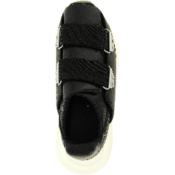 Black Calfskin Athletic Sneakers