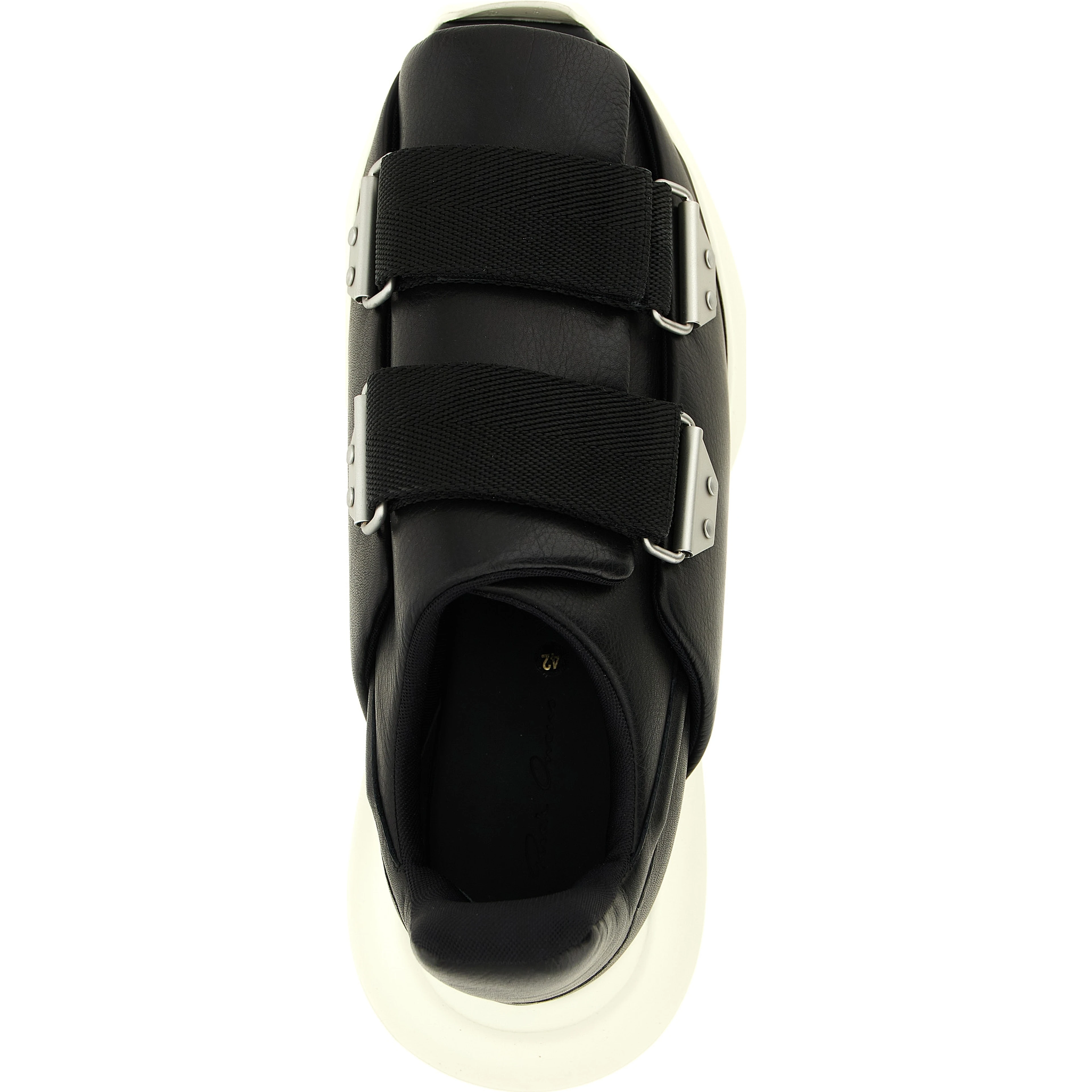Black Calfskin Athletic Sneakers
