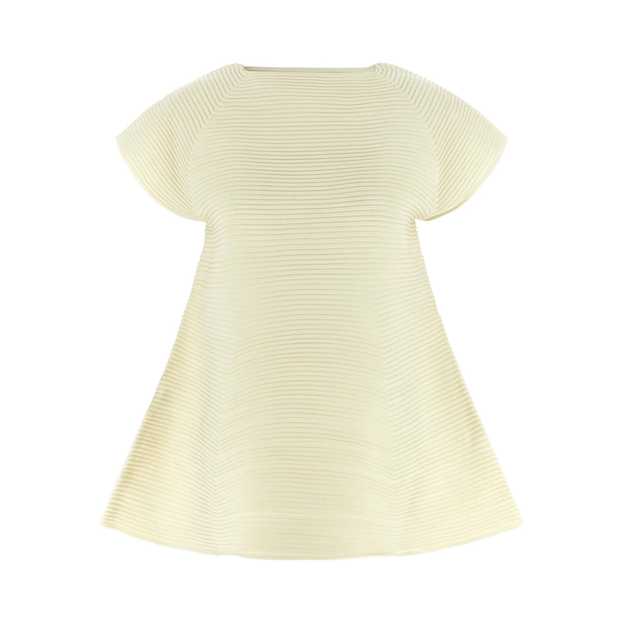 Bicolor Polyester Short Dress