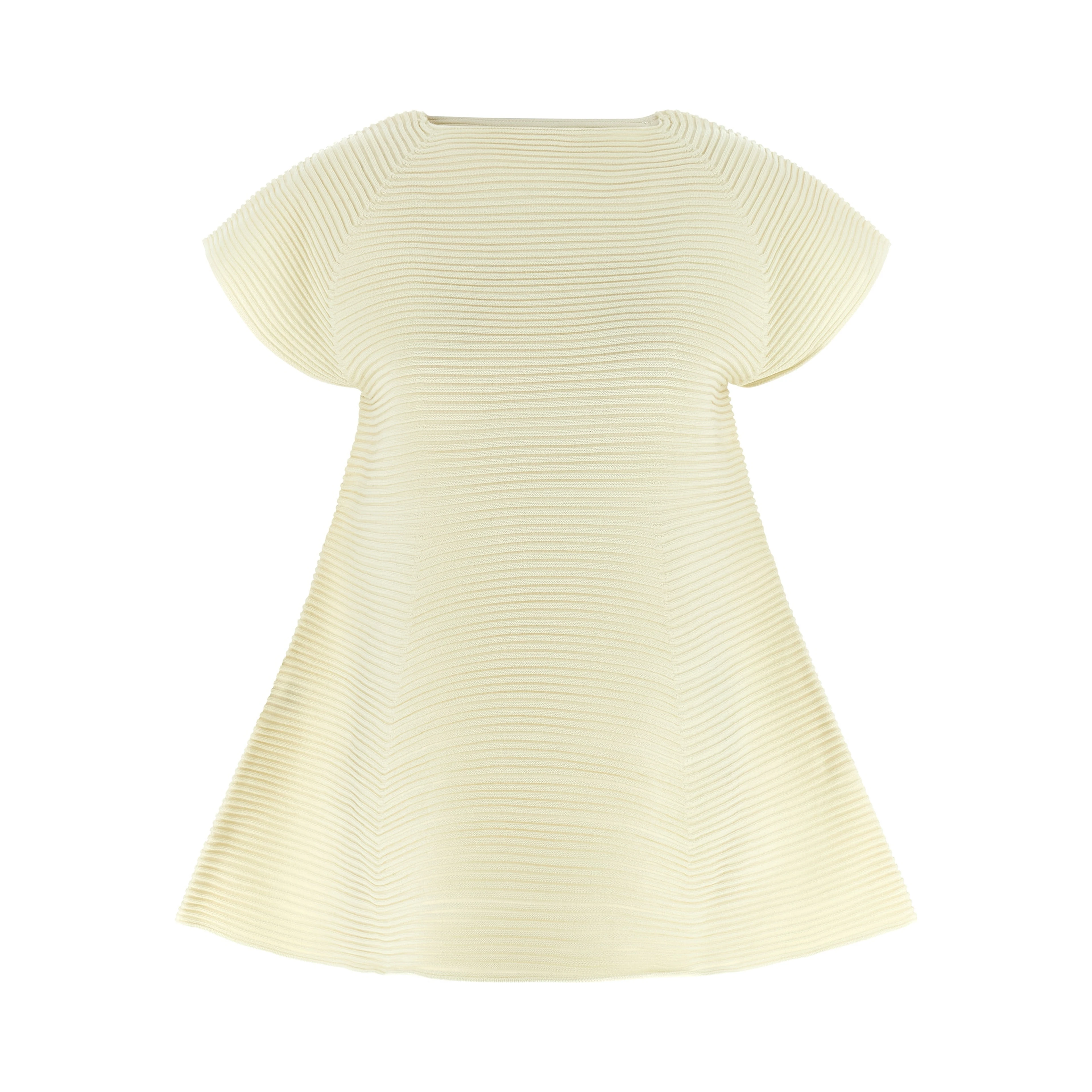 Bicolor Polyester Short Dress