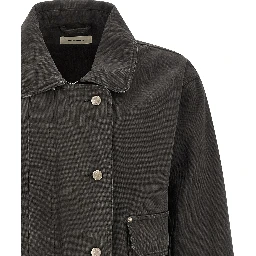 Gray Organic Cotton Denim Jacket