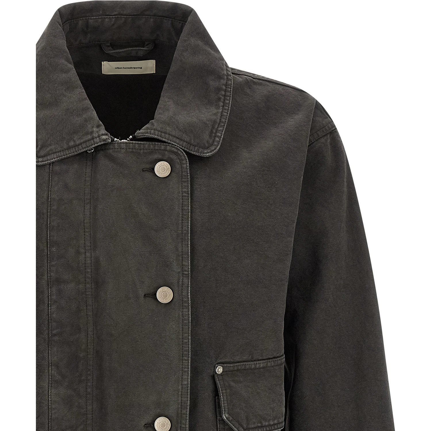 Gray Organic Cotton Denim Jacket