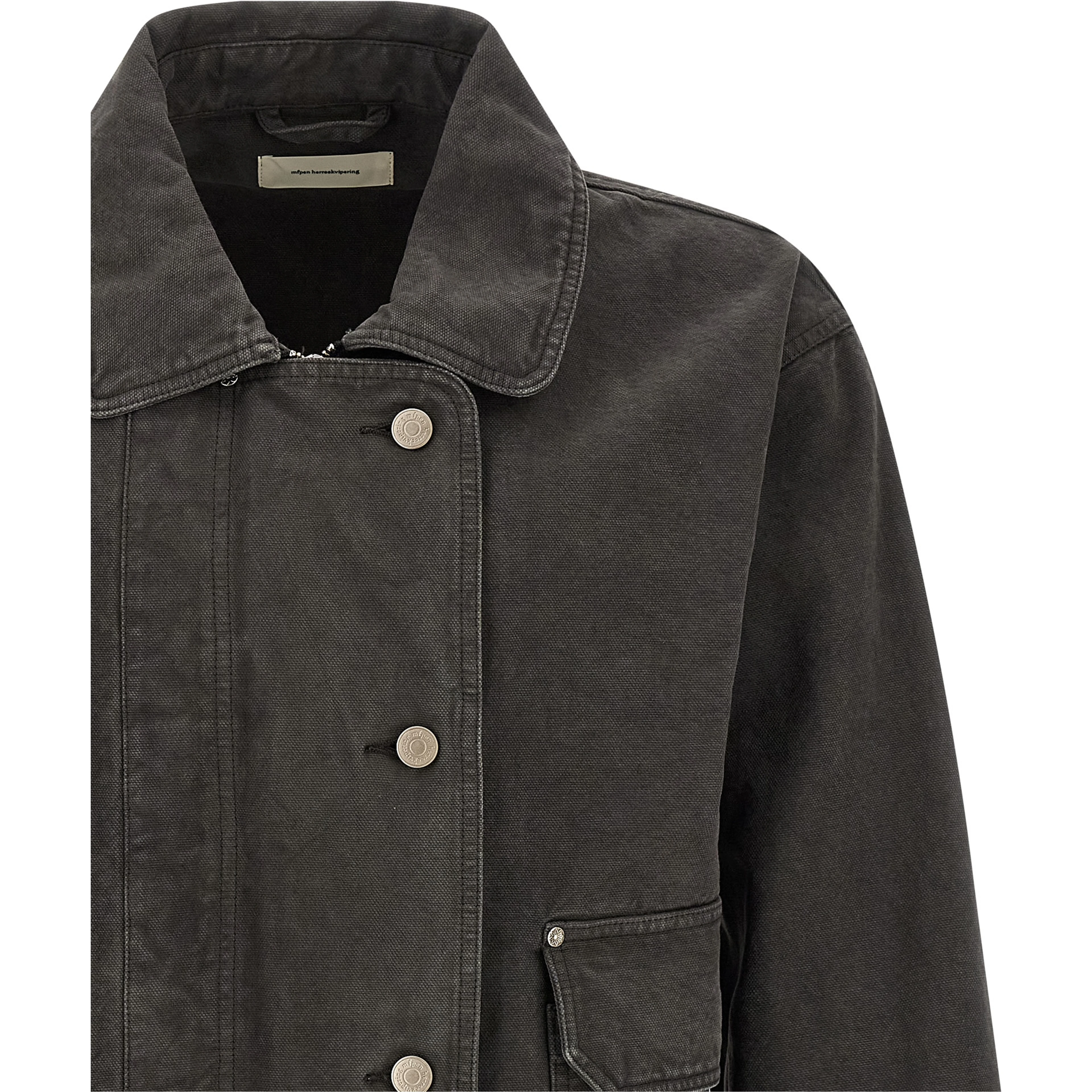Gray Organic Cotton Denim Jacket