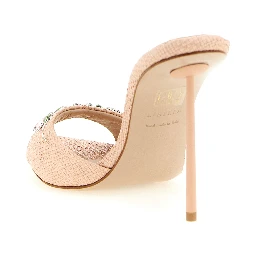 Multicolor Polyamide Stiletto Heel Sandals