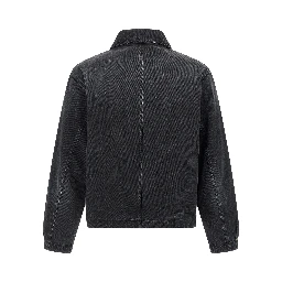 Black Organic Cotton Denim Jacket