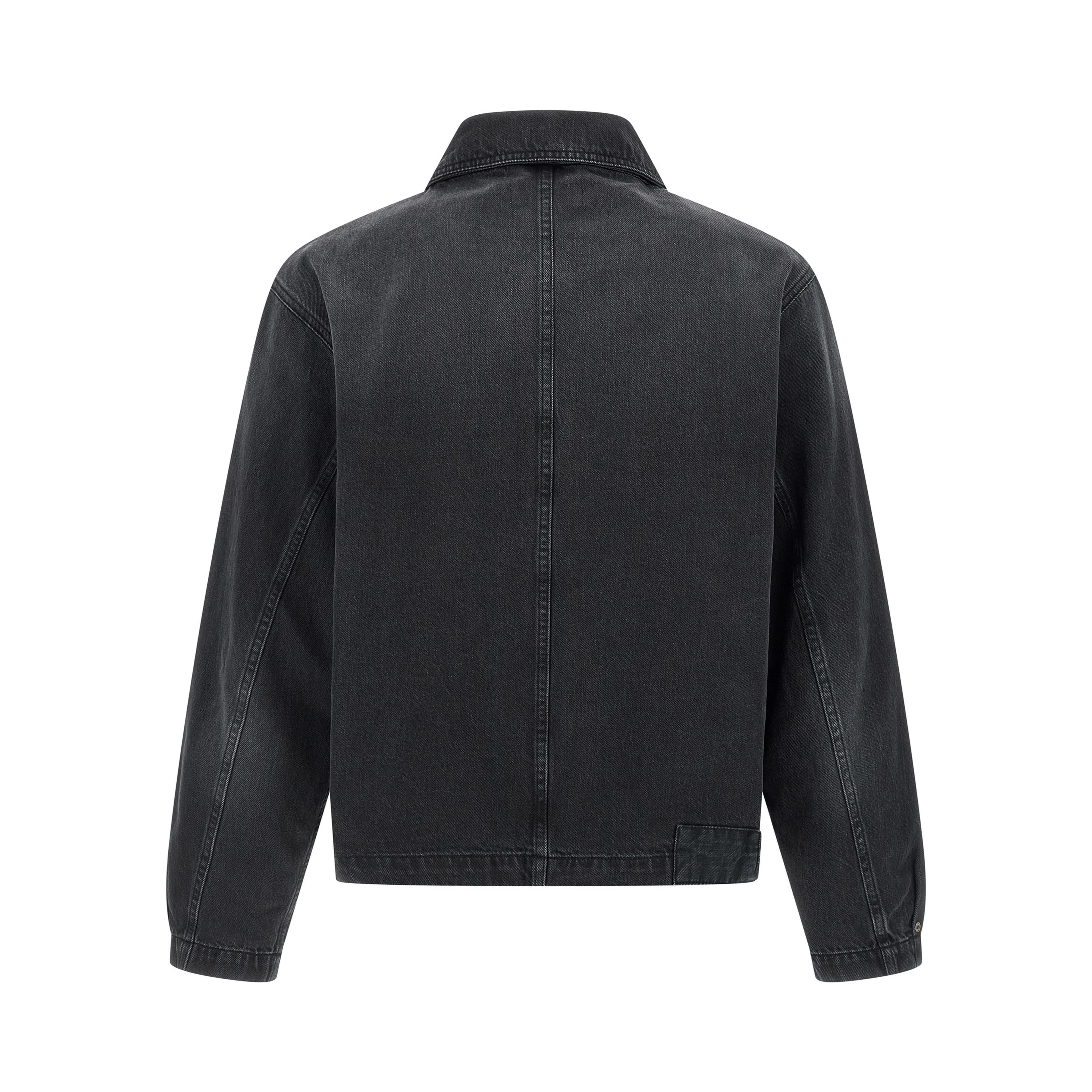 Black Organic Cotton Denim Jacket