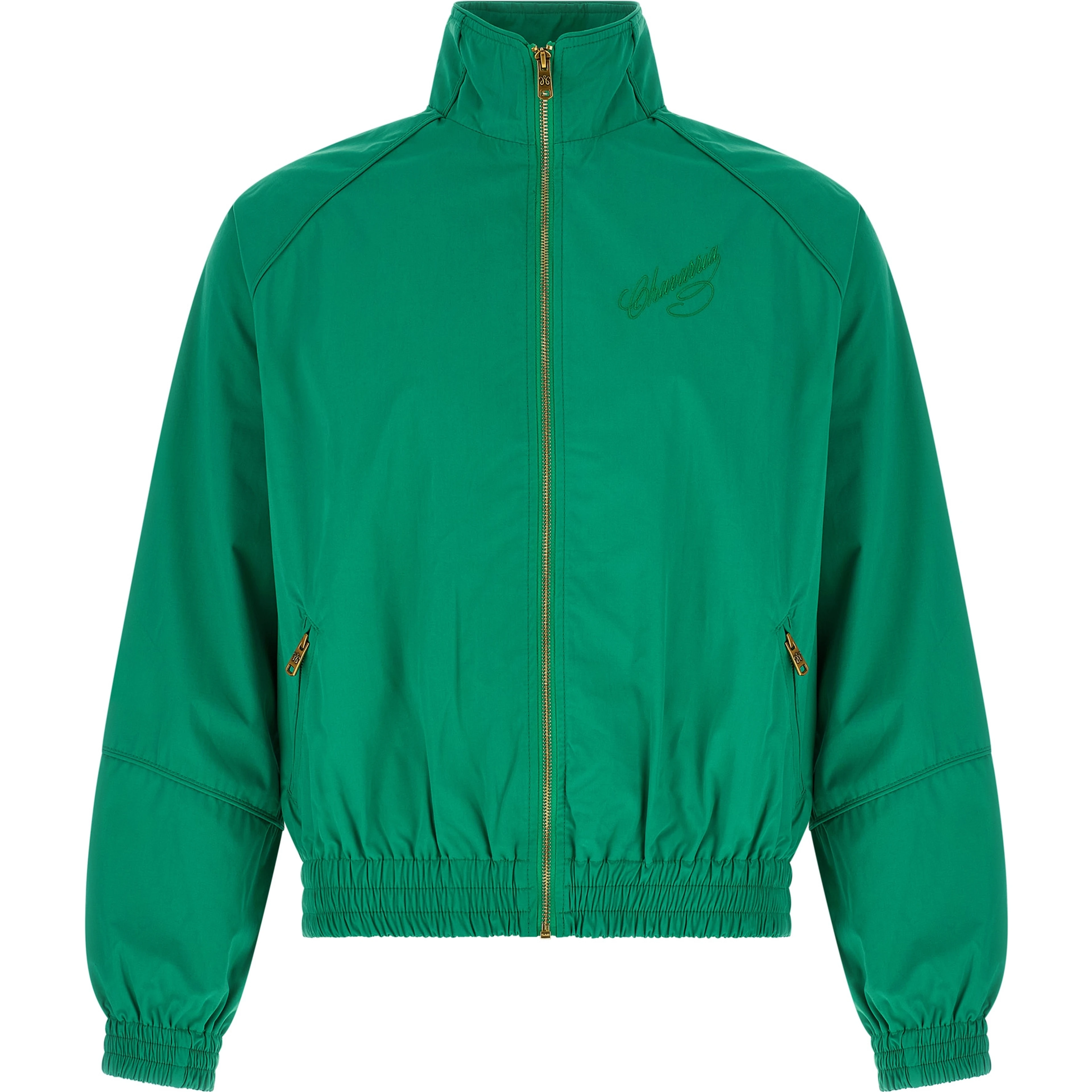 Bicolor Cotton Shell Jacket