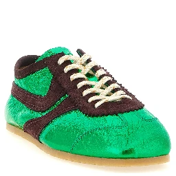 Bicolor Lamb Leather Sneakers