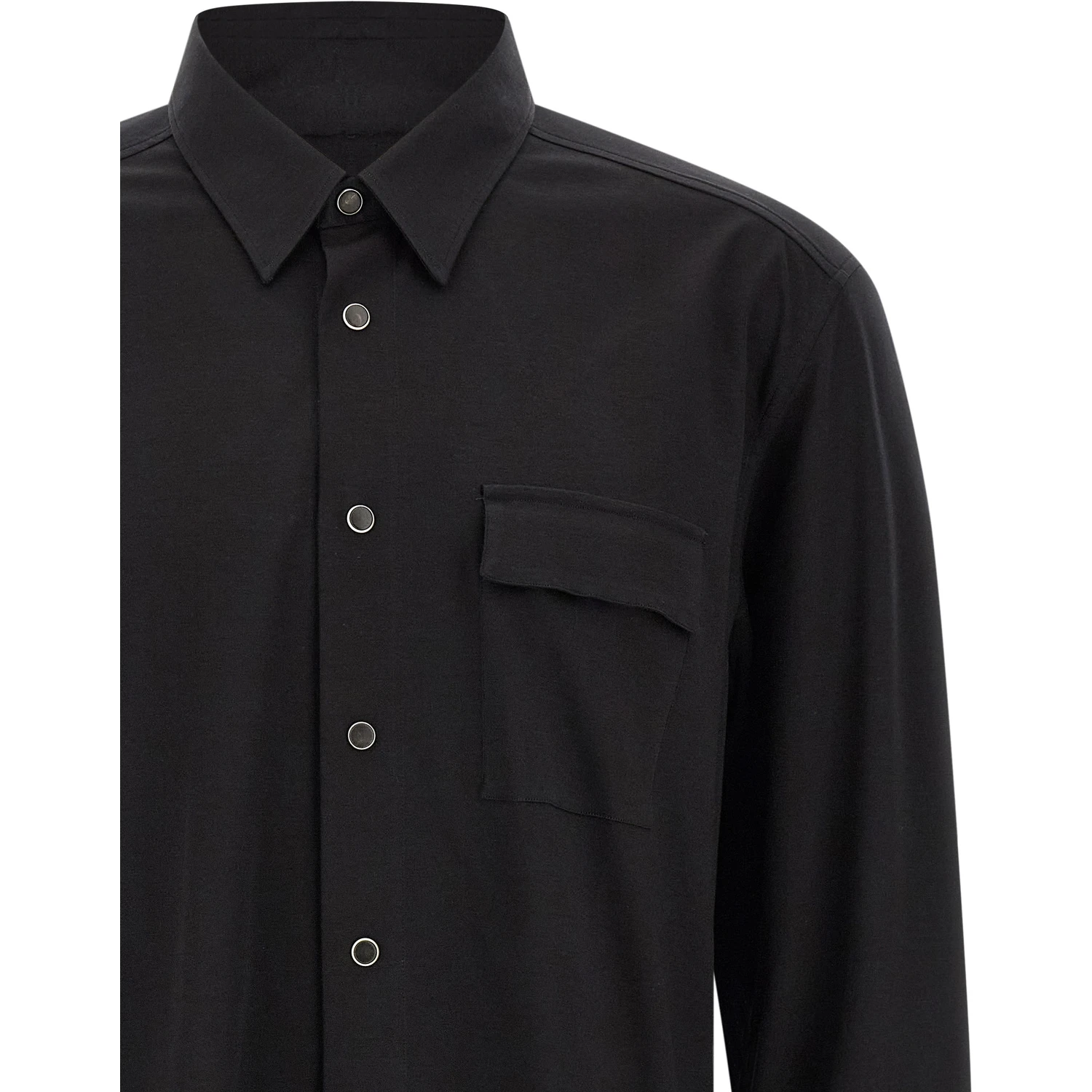 Black Cotton Blouse
