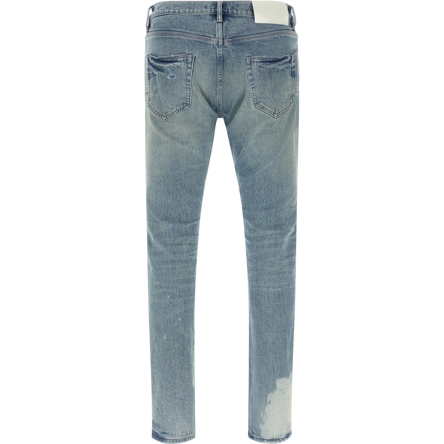 Blue Cotton Skinny Jeans