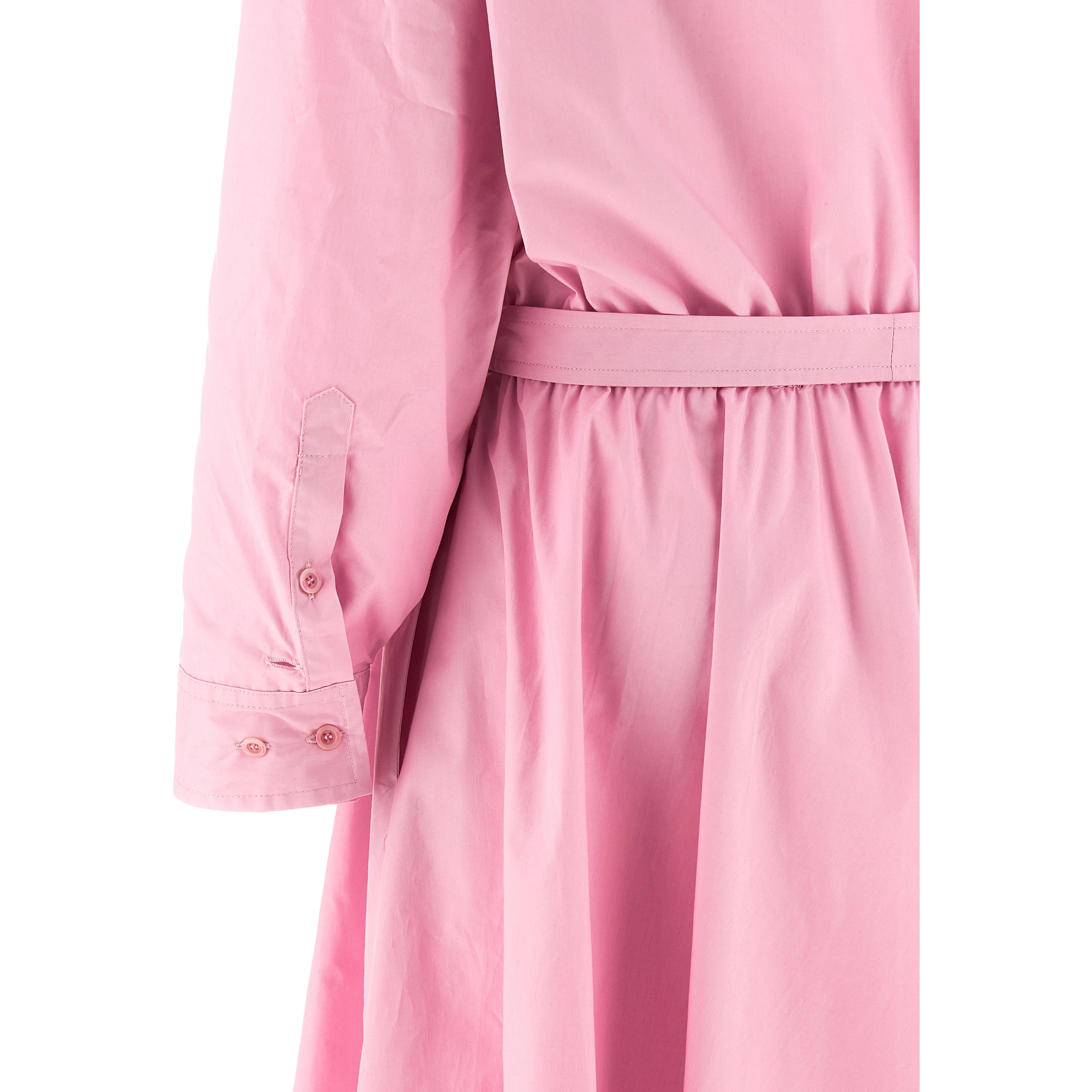Multicolor Cotton Midi Dress
