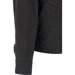 Gray Wool Full-Length Jacket