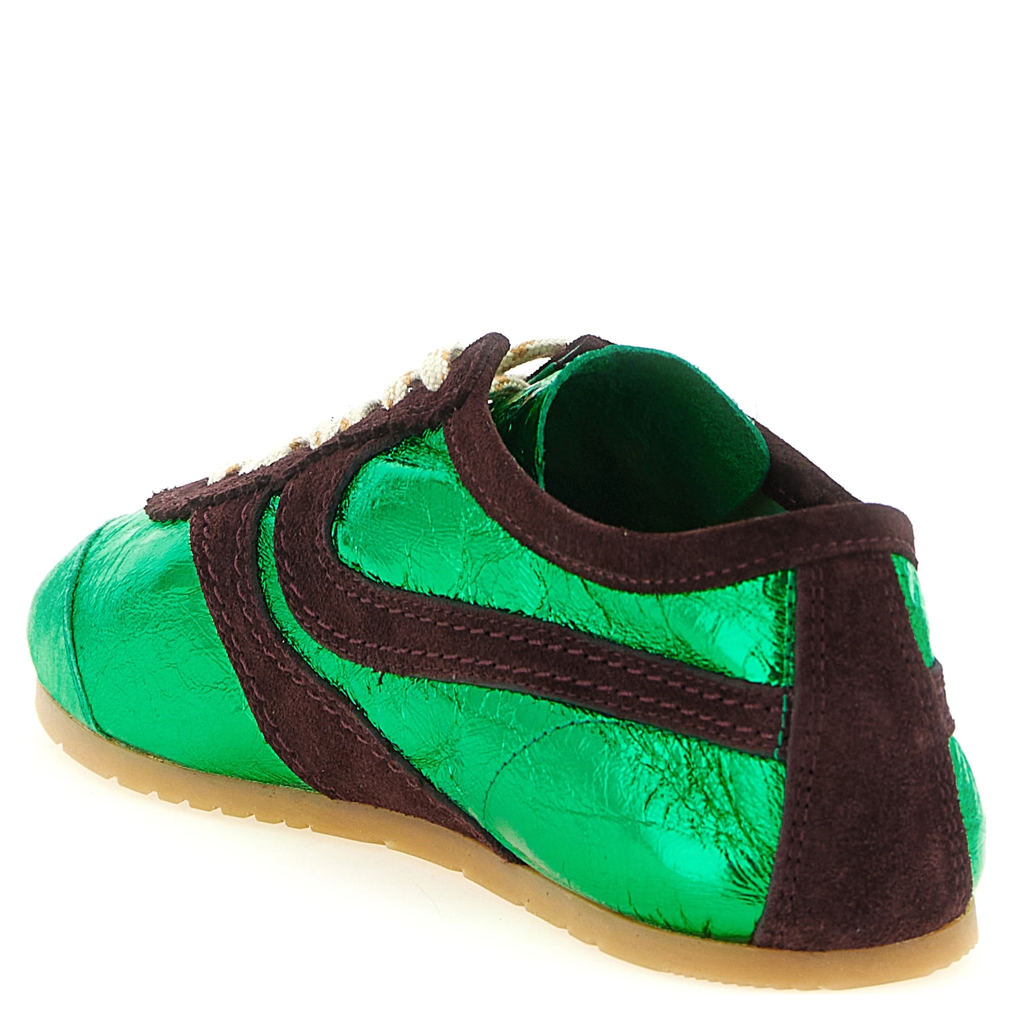 Bicolor Lamb Leather Sneakers