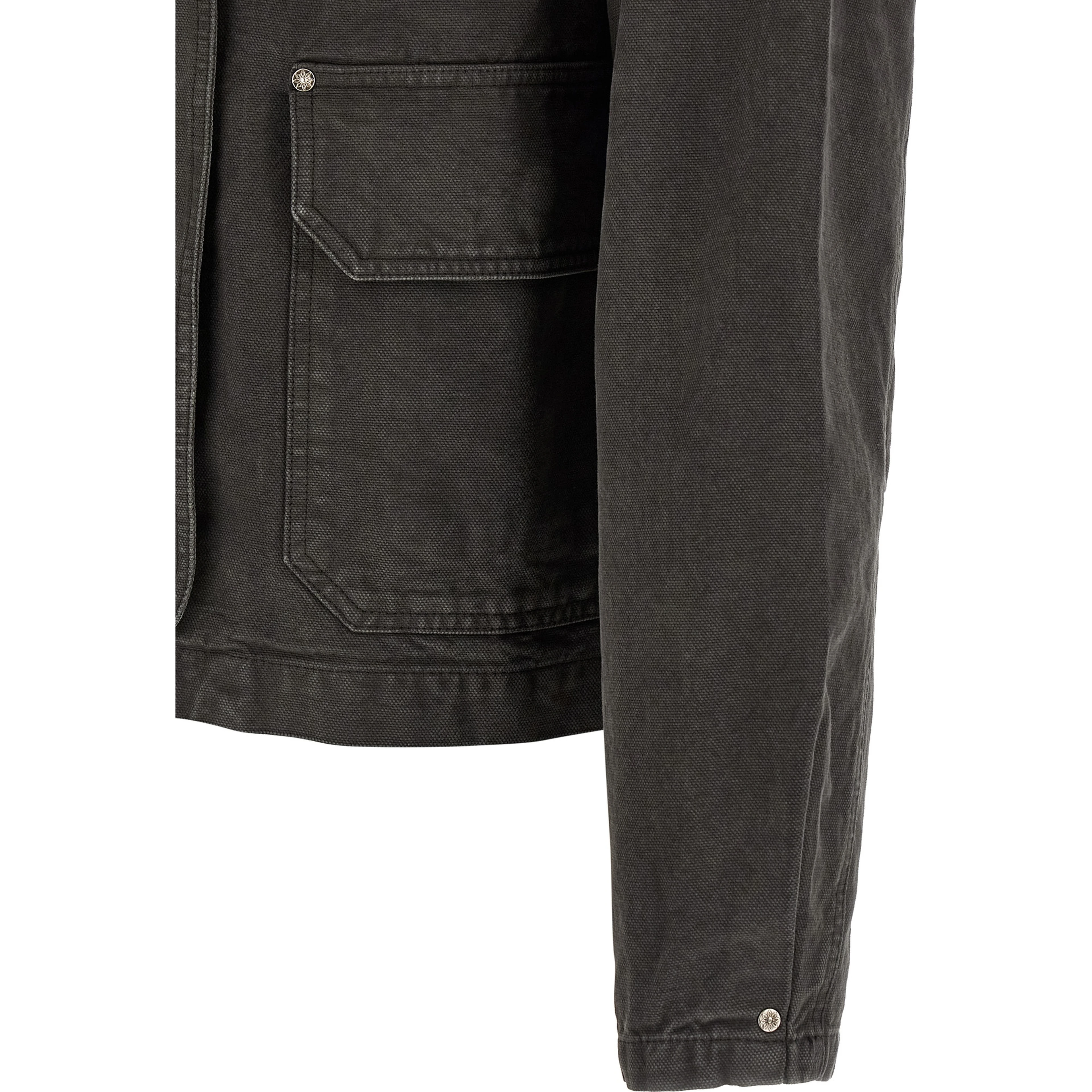 Gray Organic Cotton Denim Jacket