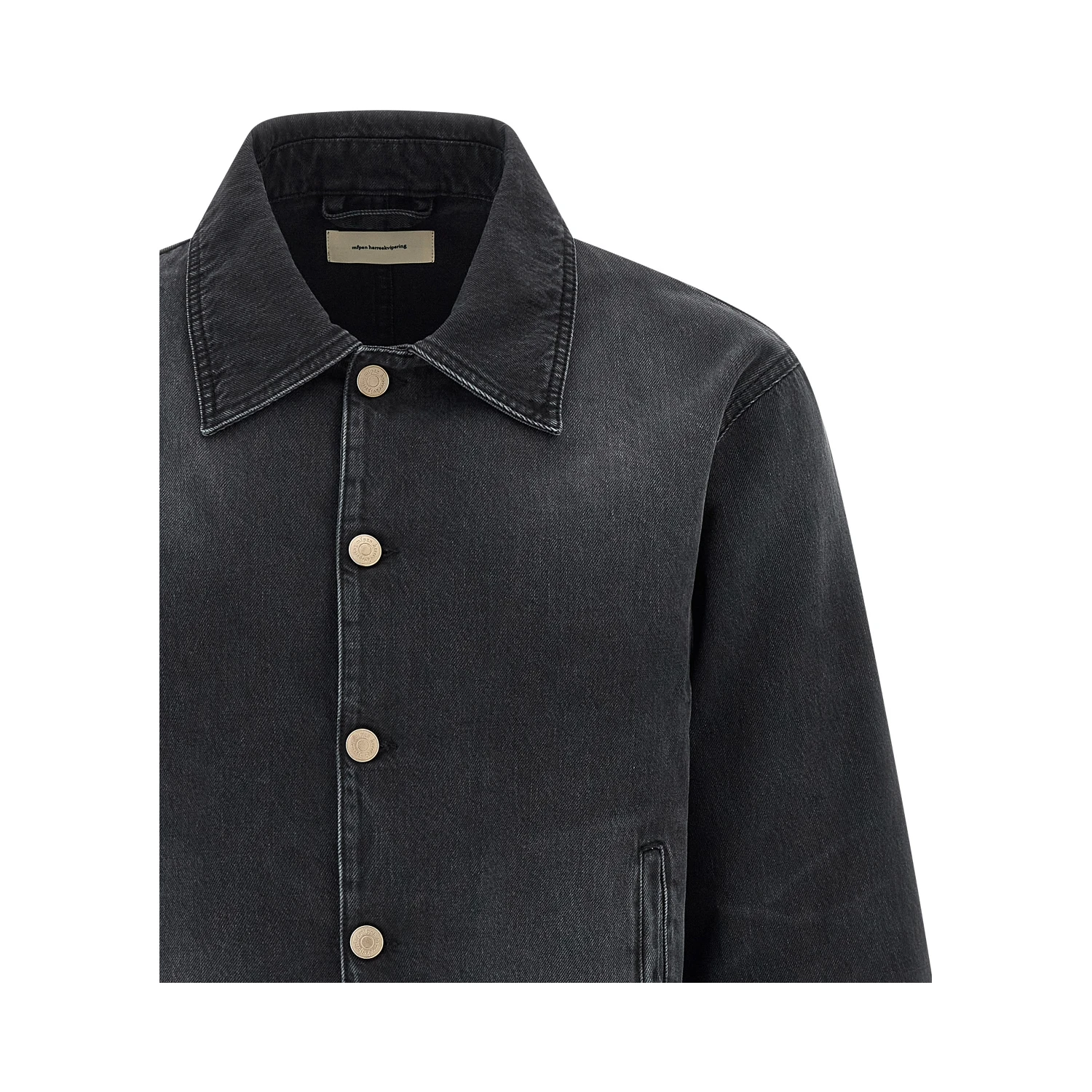 Black Organic Cotton Denim Jacket