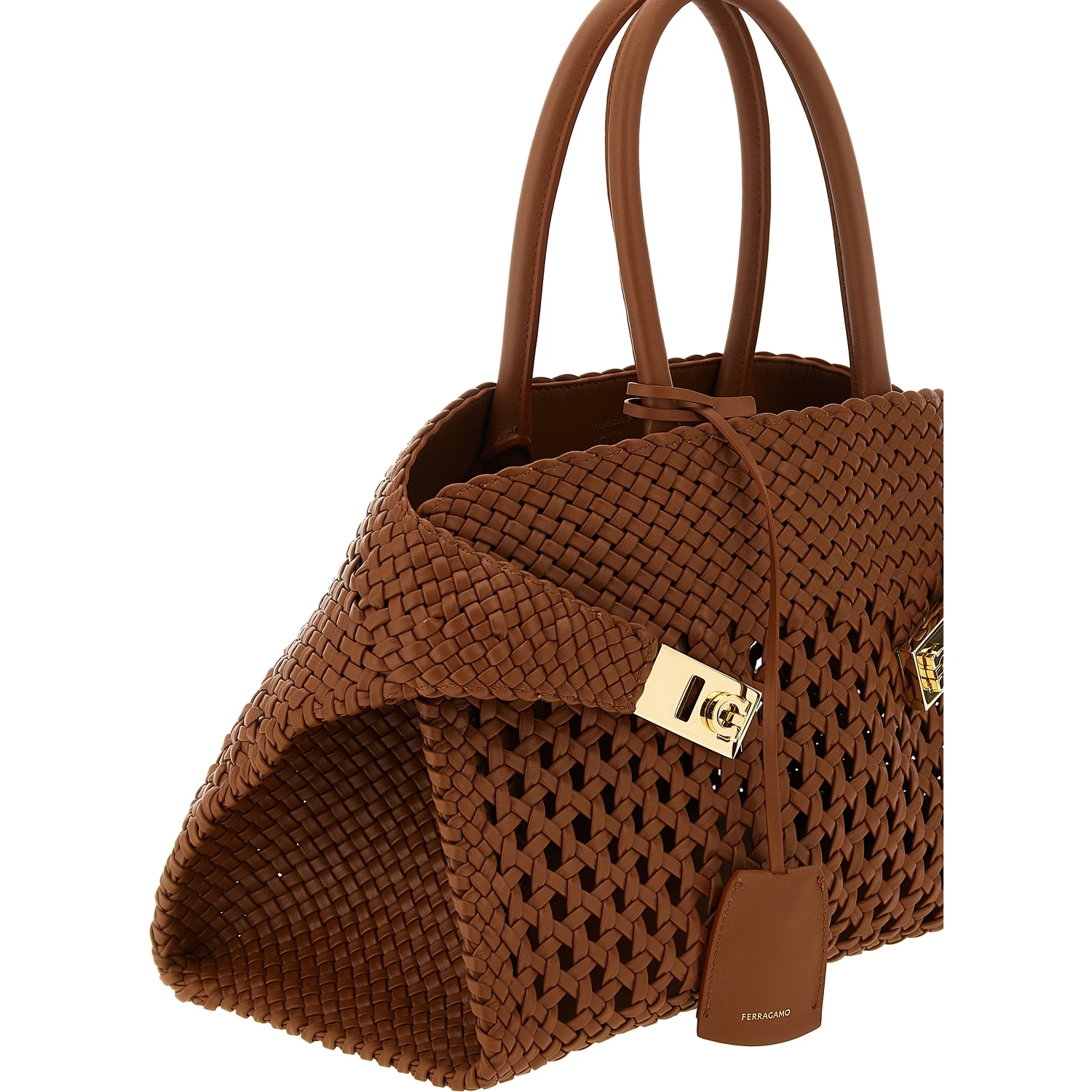 Brown Calfskin Handbag