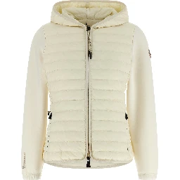 White Polyamide Sweatshirt