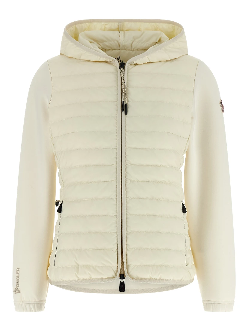 White Polyamide Sweatshirt