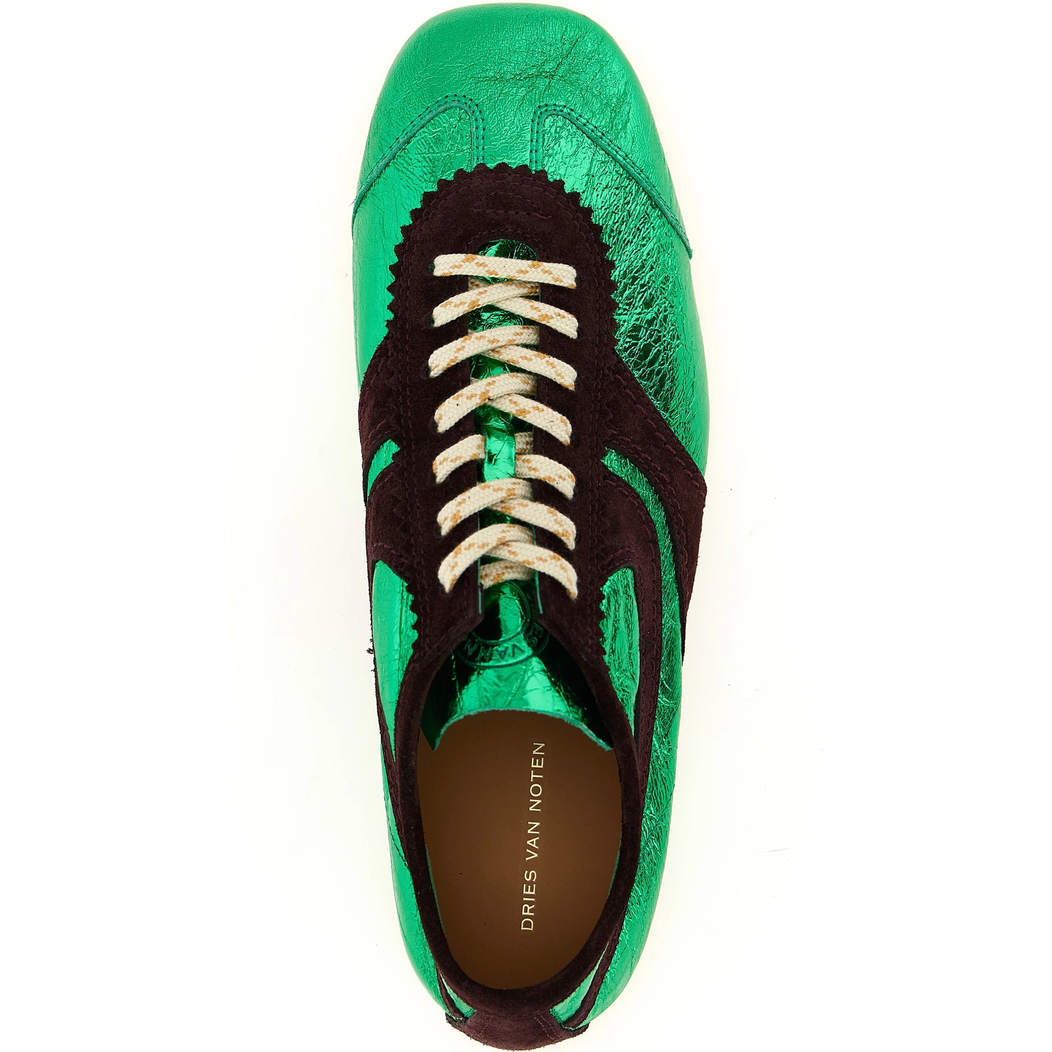 Bicolor Lamb Leather Sneakers