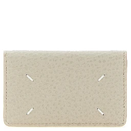 Gray Bovine Leather Cardholder