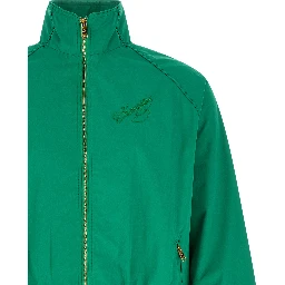 Bicolor Cotton Shell Jacket