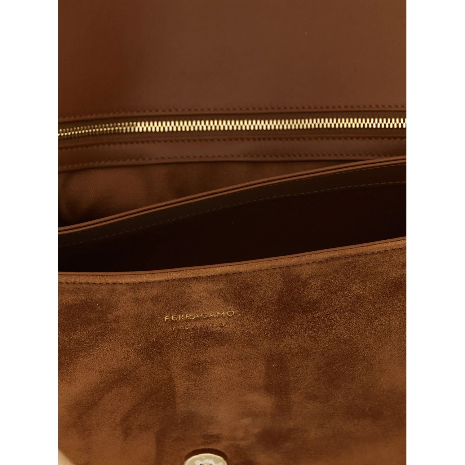 Brown Goatskin Shoulder Bag