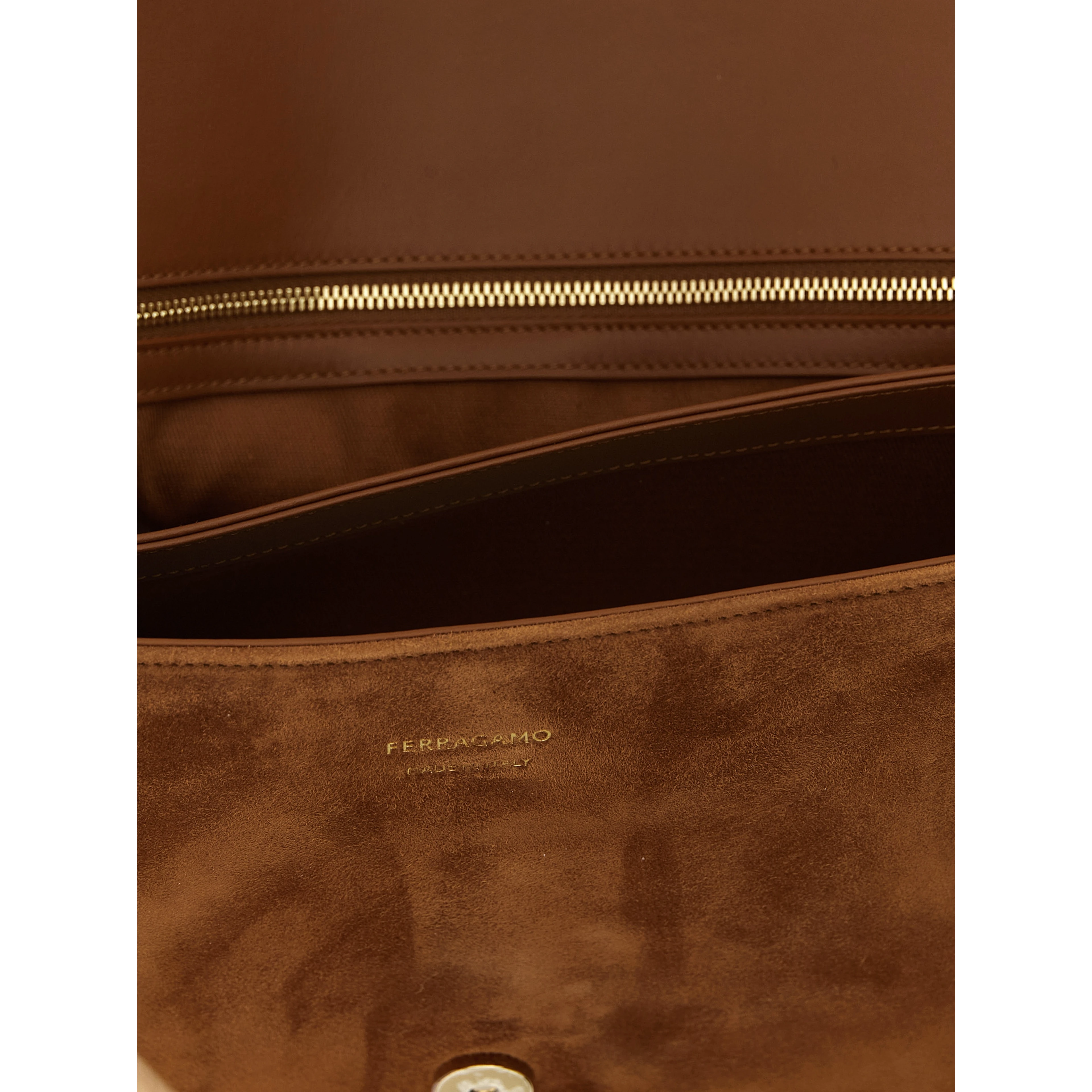 Brown Goatskin Shoulder Bag