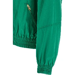 Bicolor Cotton Shell Jacket