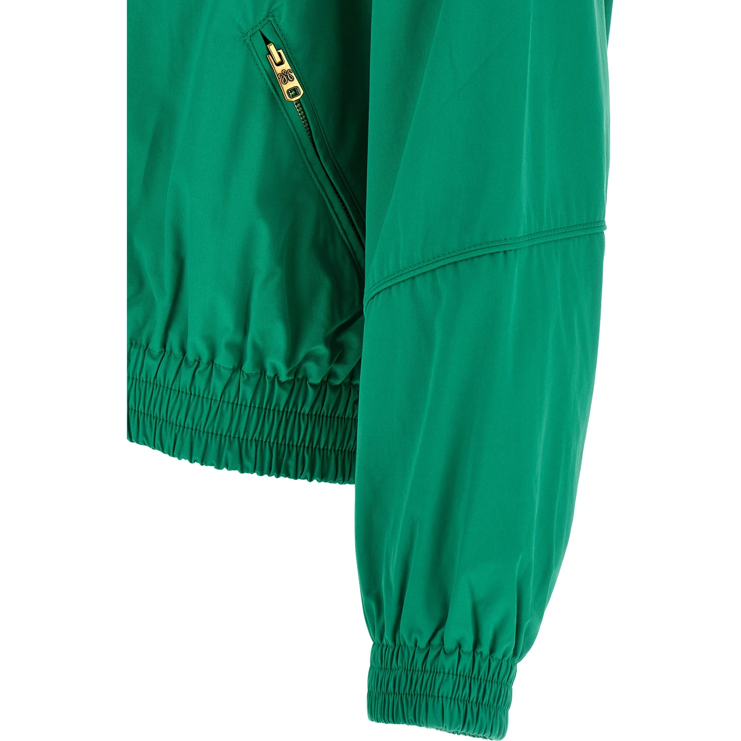 Bicolor Cotton Shell Jacket