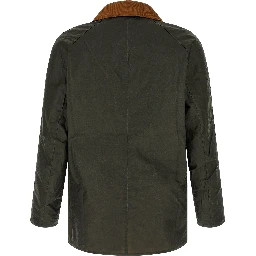 Bicolor Cotton Full-Length Jacket