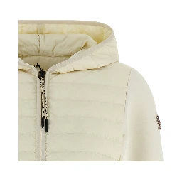 White Polyamide Sweatshirt