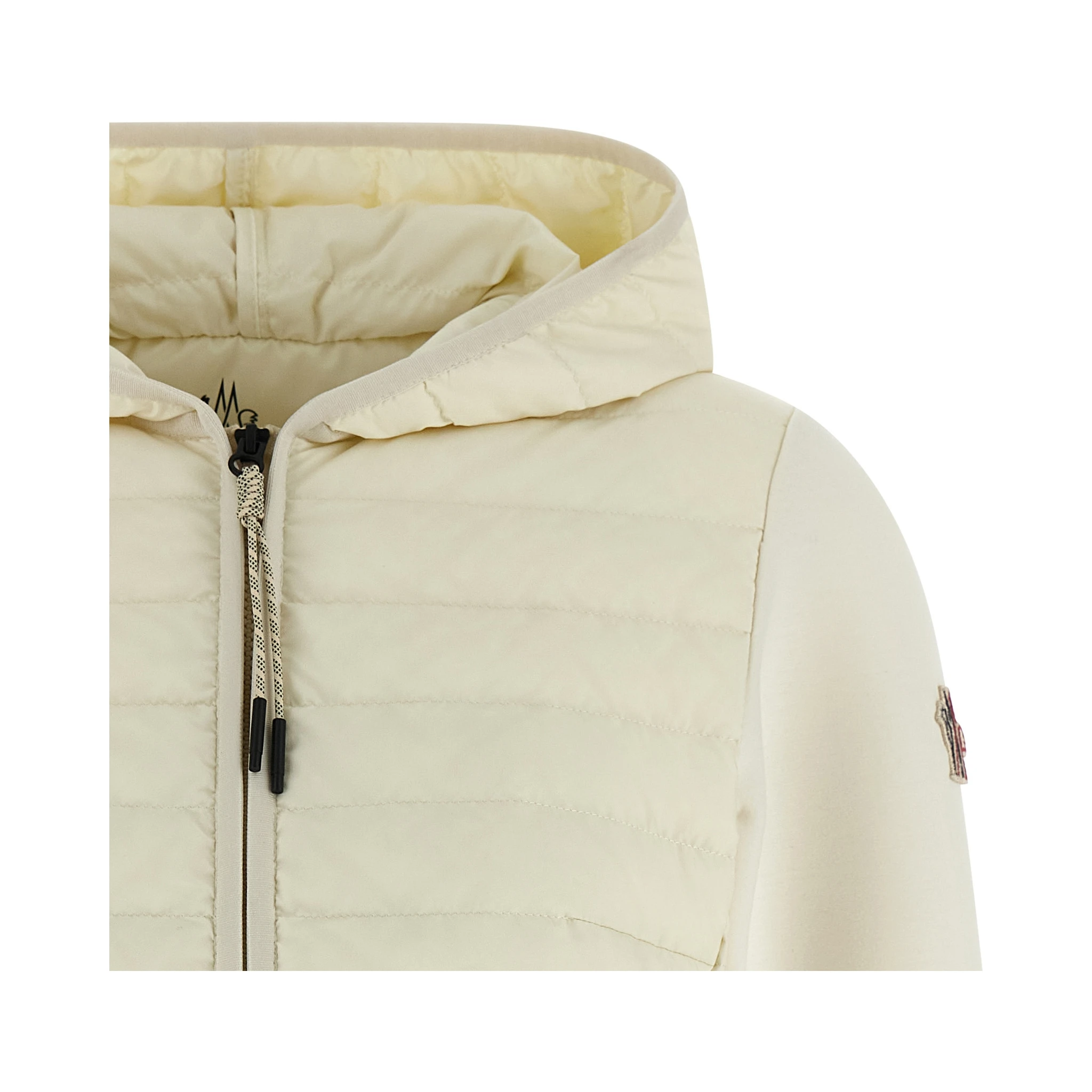 White Polyamide Sweatshirt