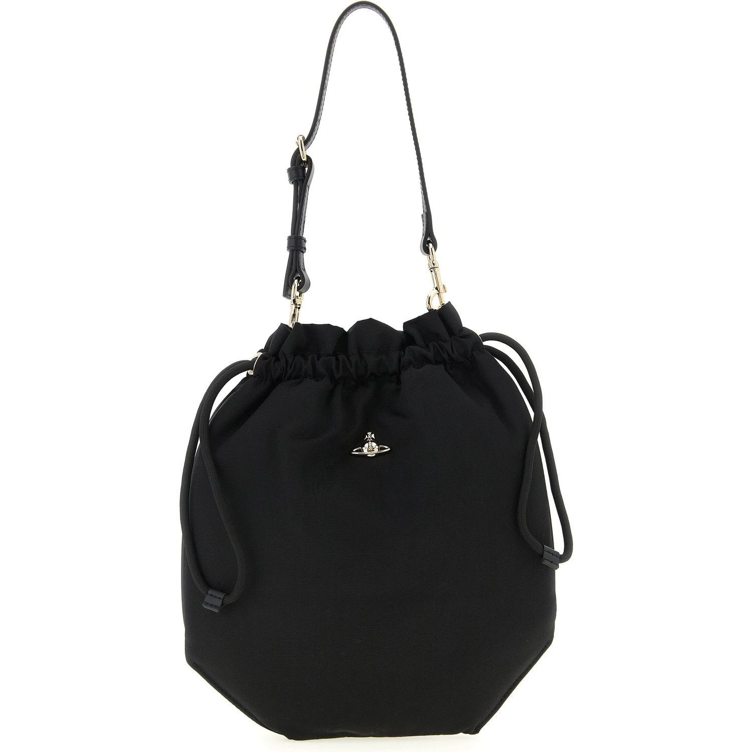 Black Viscose Handbag