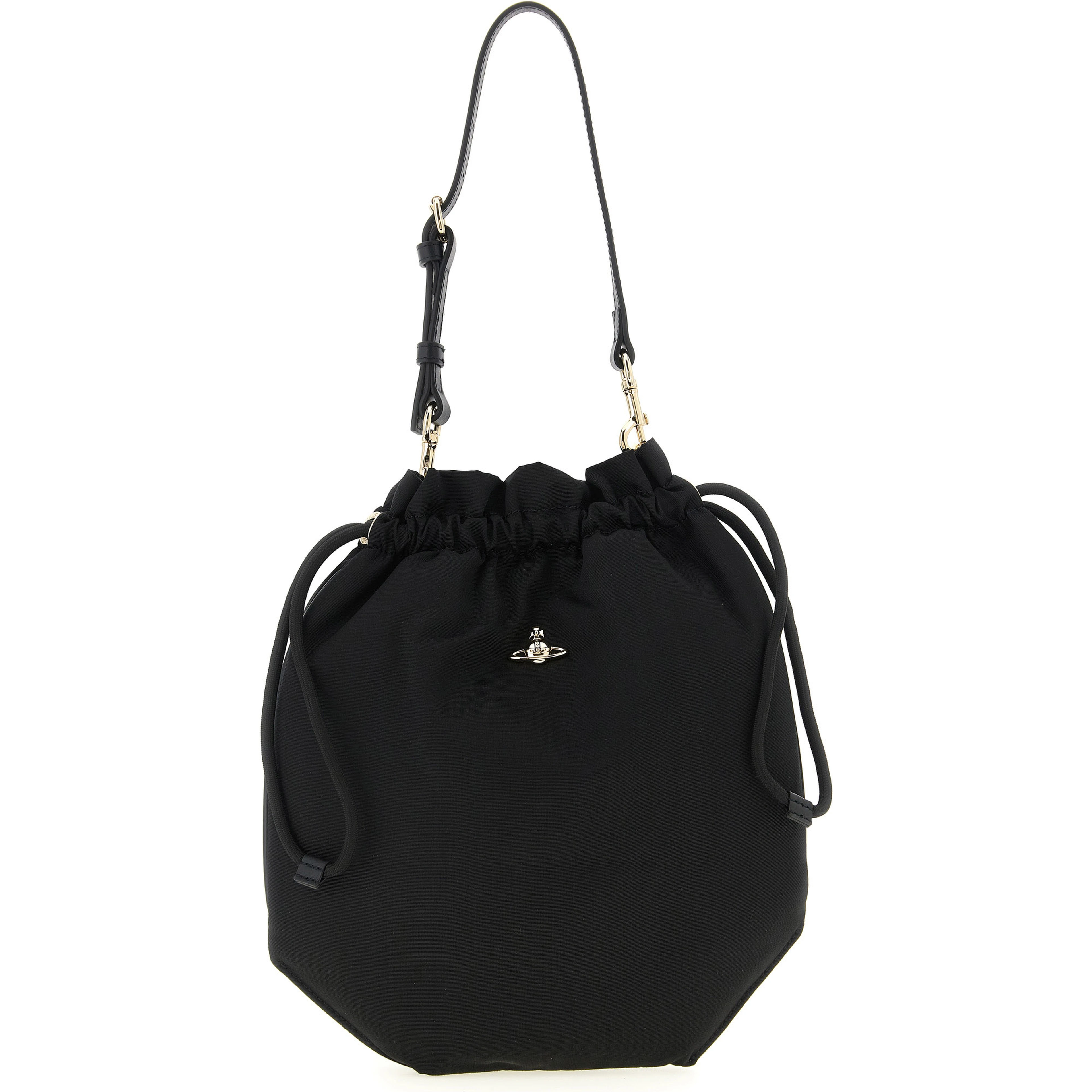 Black Viscose Handbag