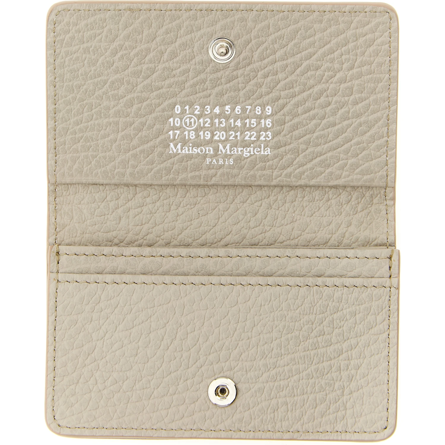 Gray Bovine Leather Cardholder
