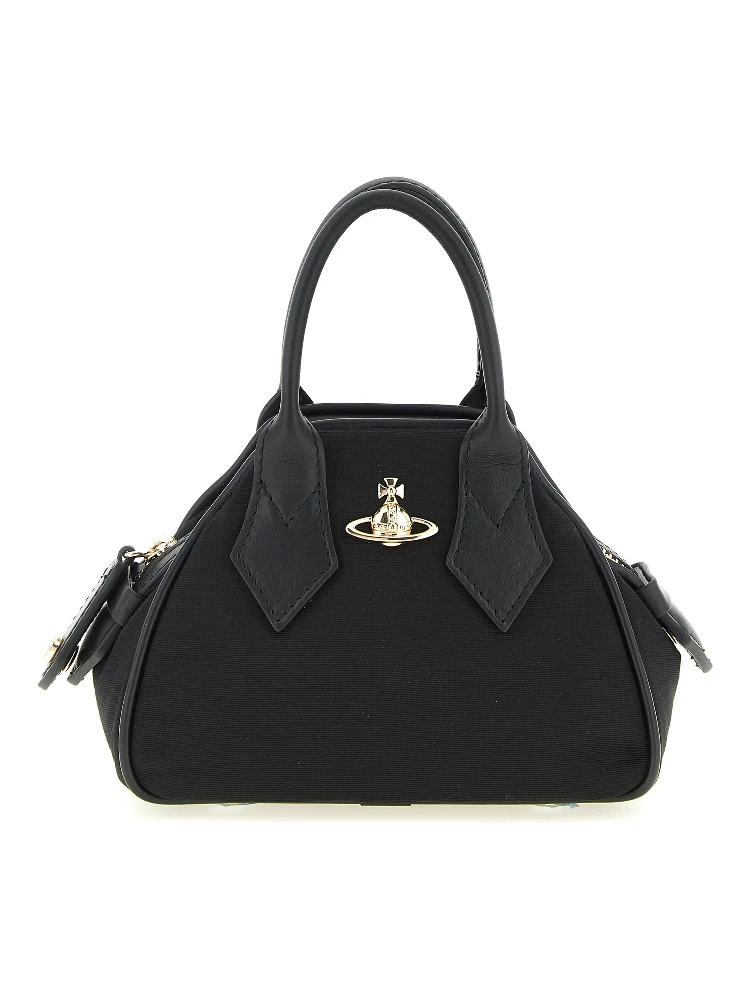 Black Viscose Handbag