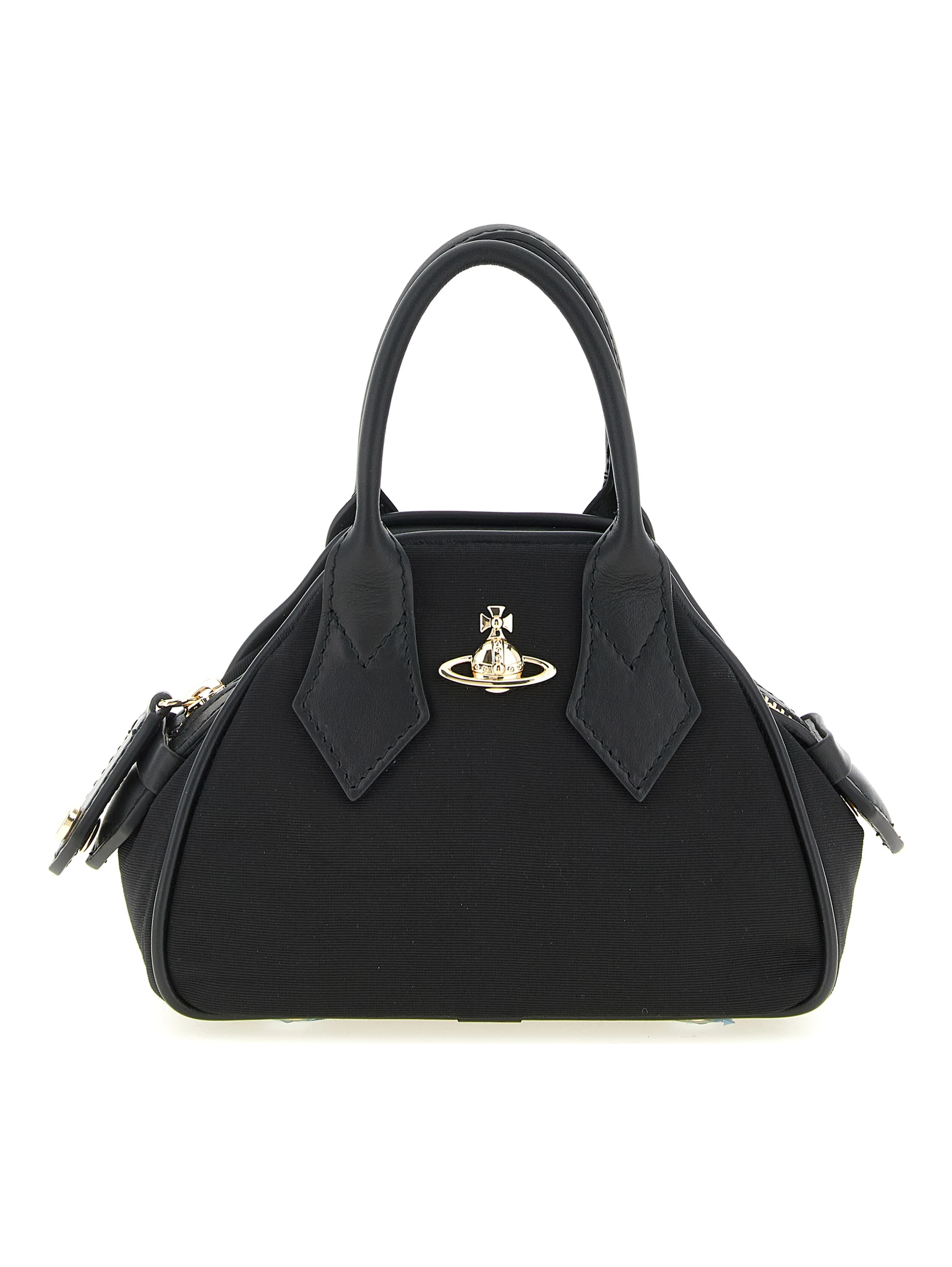 Black Viscose Handbag
