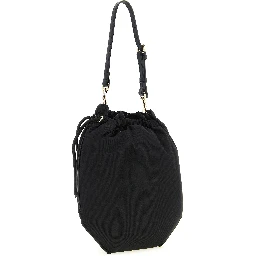 Black Viscose Handbag