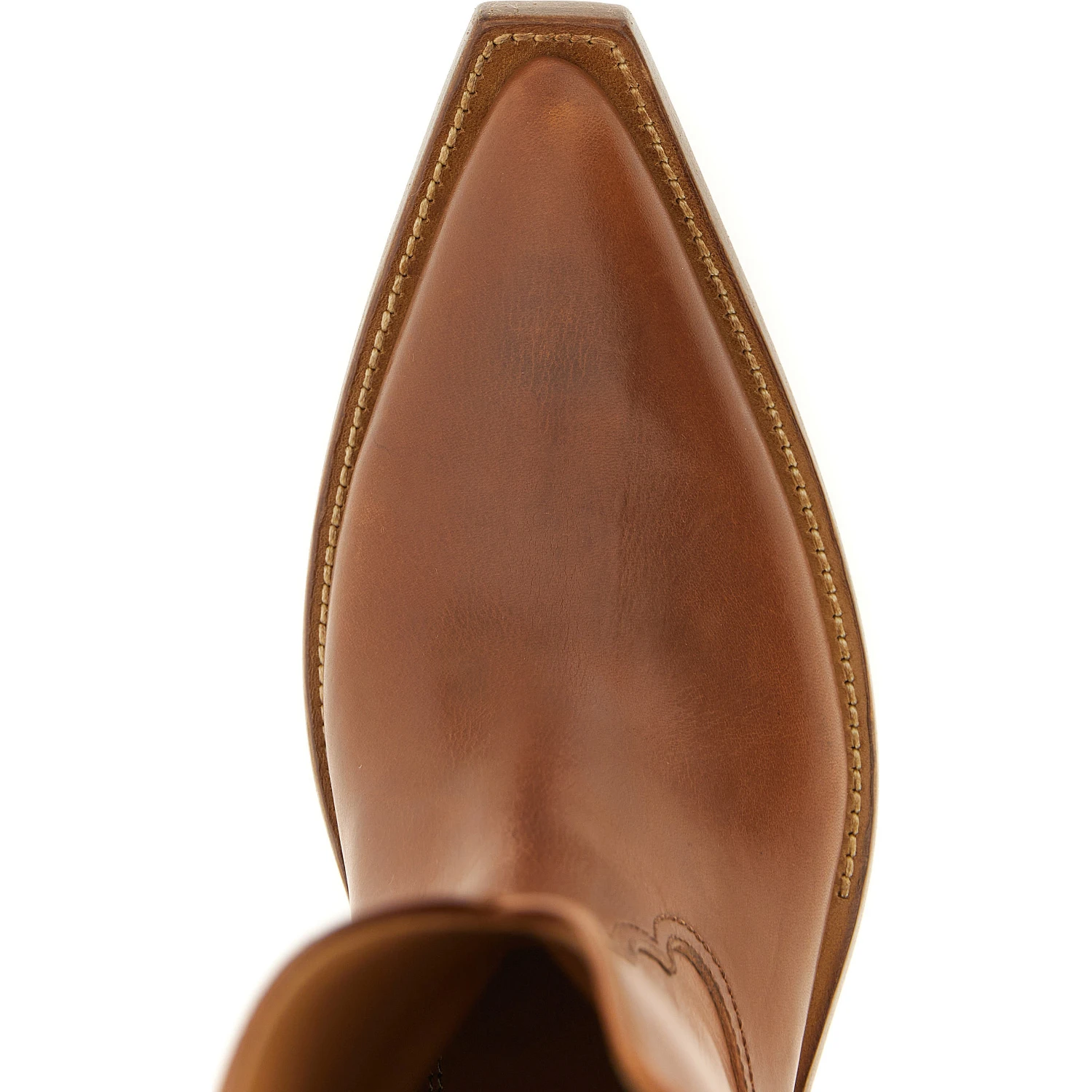 Brown Bovine Leather Chelsea Boots