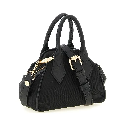 Black Viscose Handbag