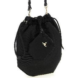 Black Viscose Handbag