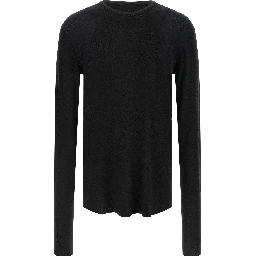 Black Viscose T-Shirt