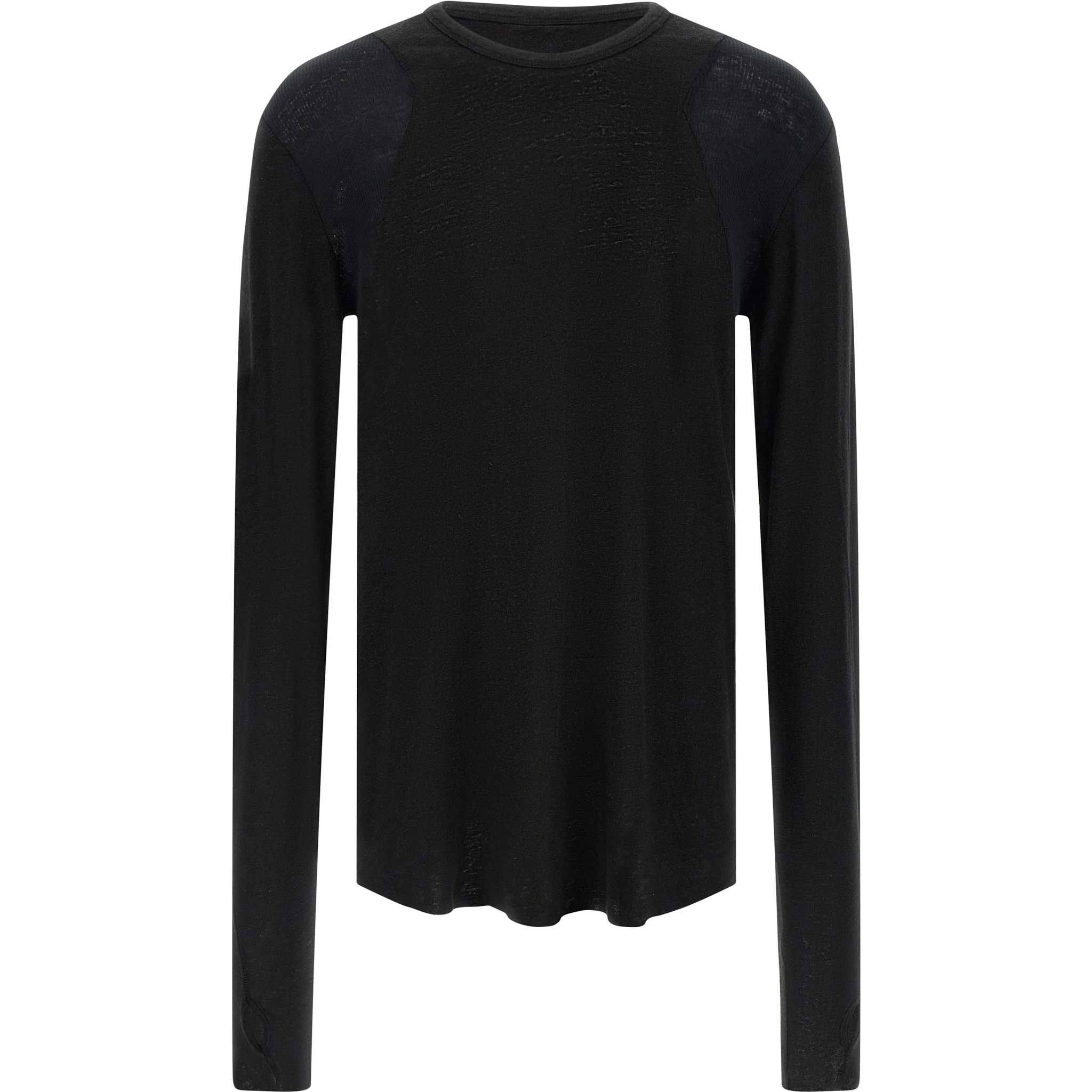 Black Viscose T-Shirt