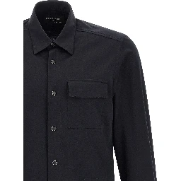Blue Cotton Blouse