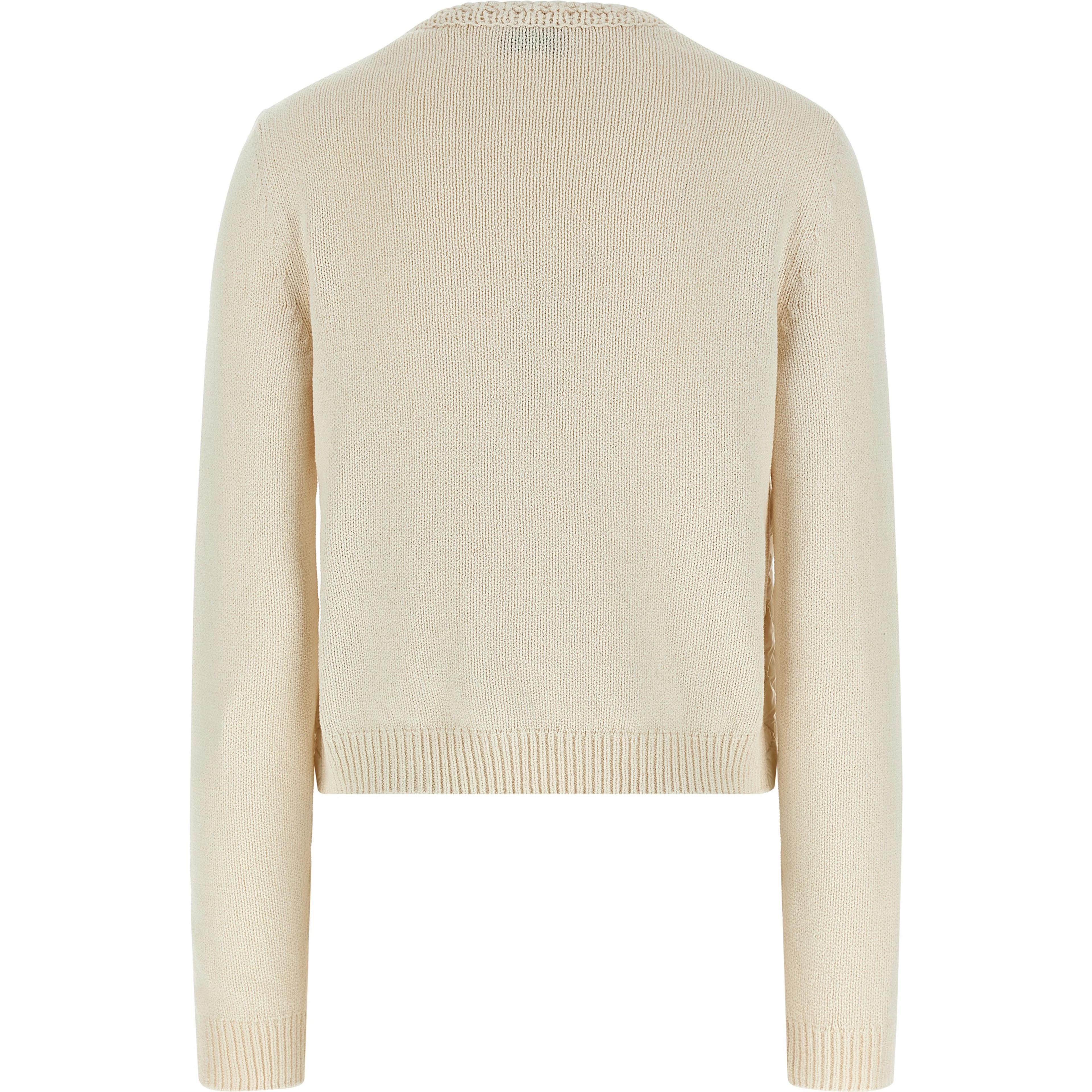 Beige Cotton Cardigan