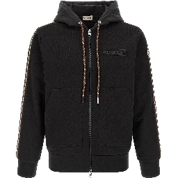 Black Polyamide Sweatshirt