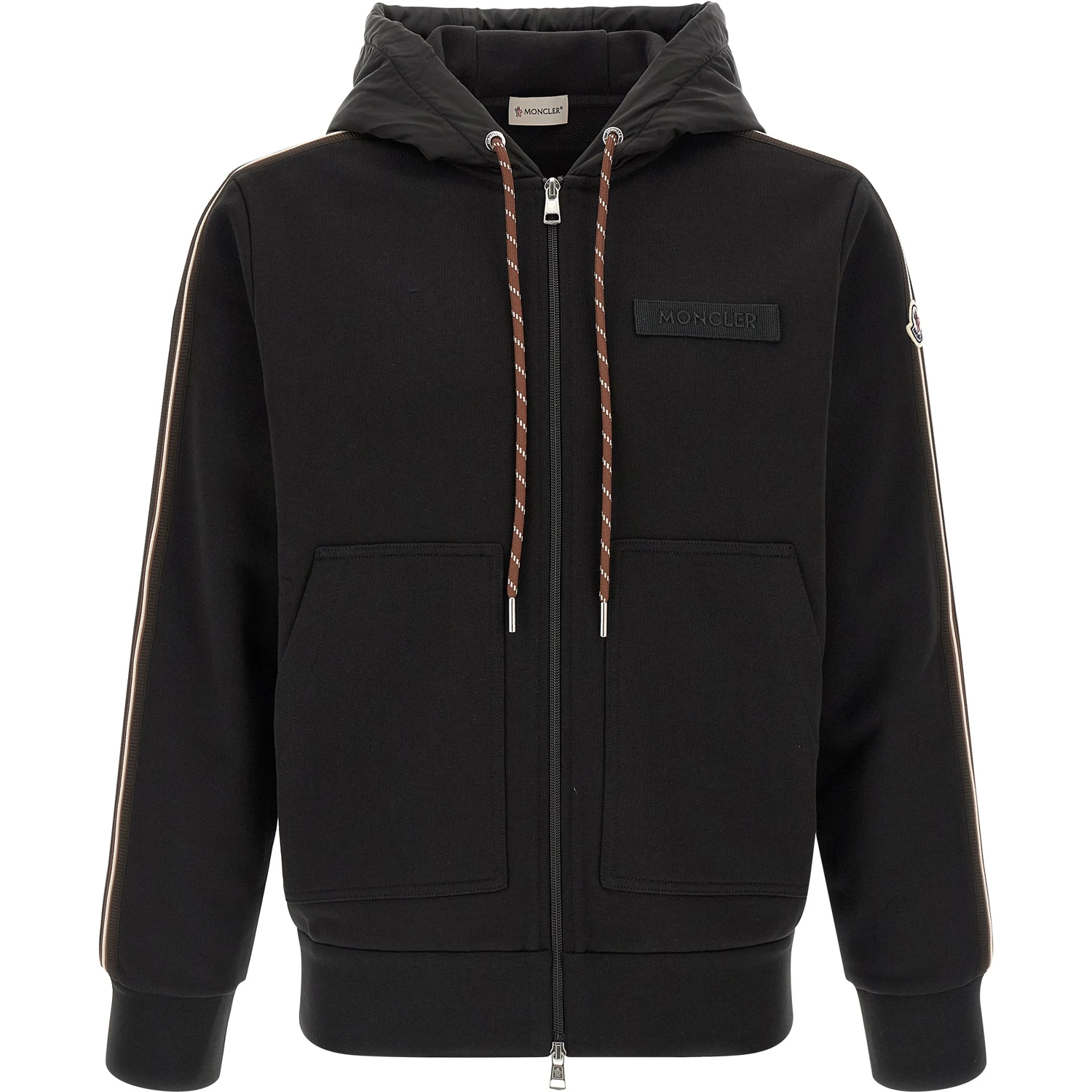 Black Polyamide Sweatshirt