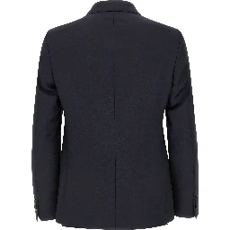 Blue Wool Two-Piece Suit
