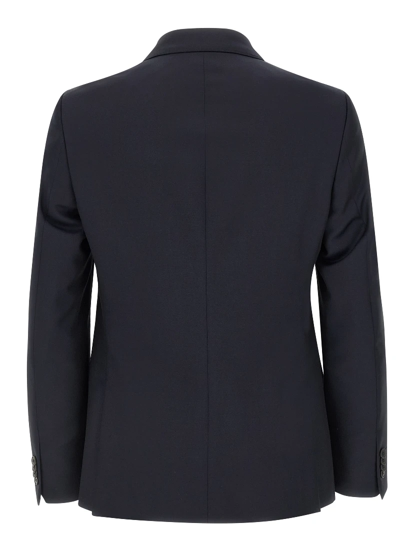 Blue Wool Two-Piece Suit