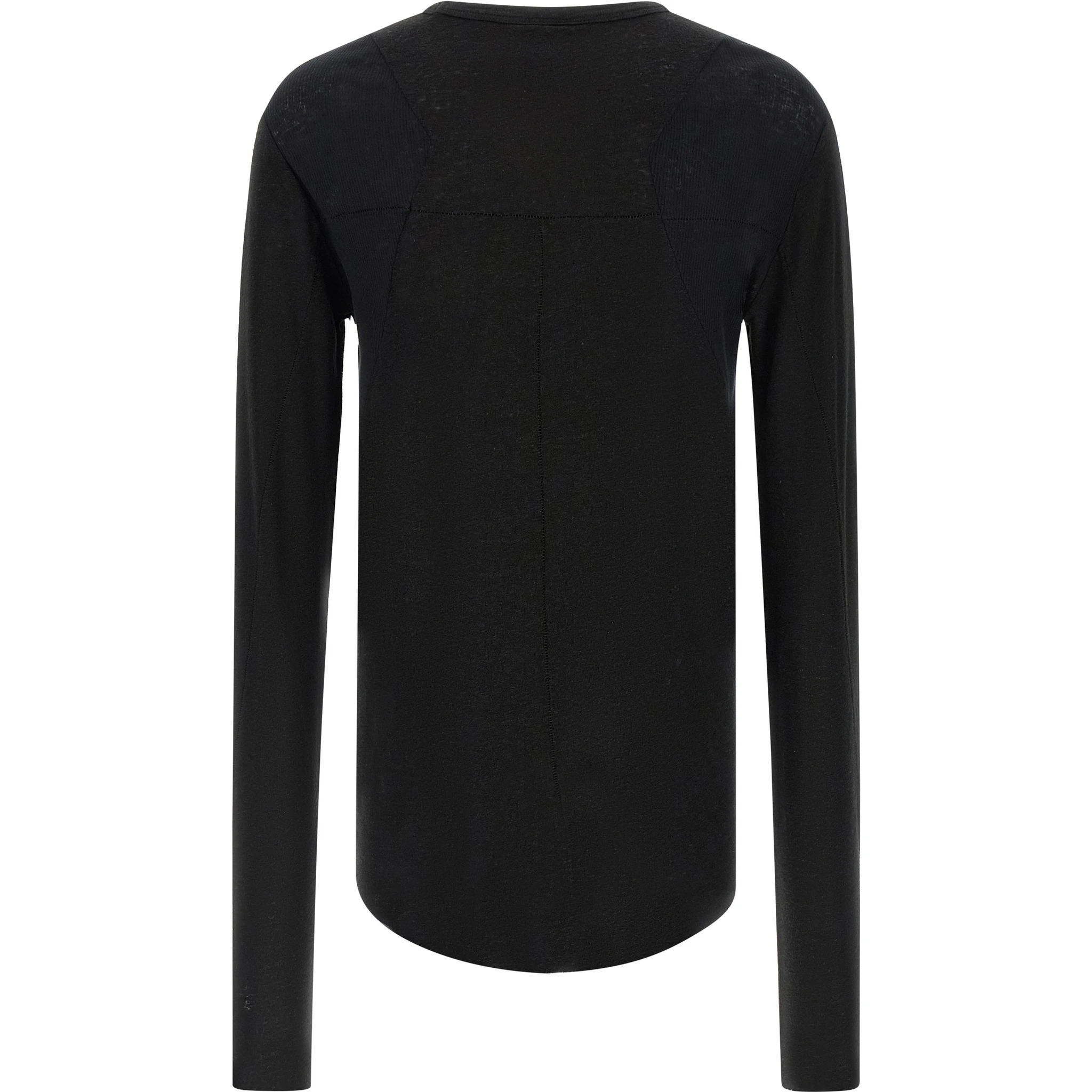 Black Viscose T-Shirt